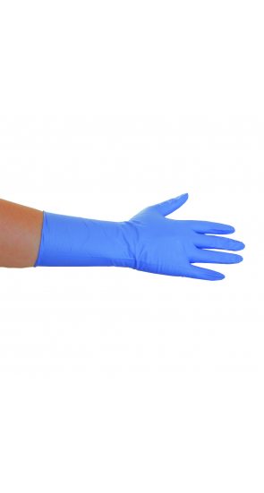 Перчатки нитрил Long Cuff (5,5 гр.) Перчатки нитрил Long Cuff (5,5 гр.)